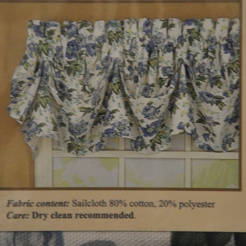 De colección Hoy Cortina Escondida Cebo Portsmouth Azul Floral Granja Rosas Vela - Imagen 4 de 12