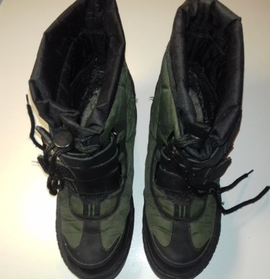 DEFTEX Wanderschuhe, Gr. 40, moosgrün dunkelgrau