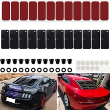Rear Window Louver Hardware Accessories Kit for Ford Mustang/Challenger/Camaro.