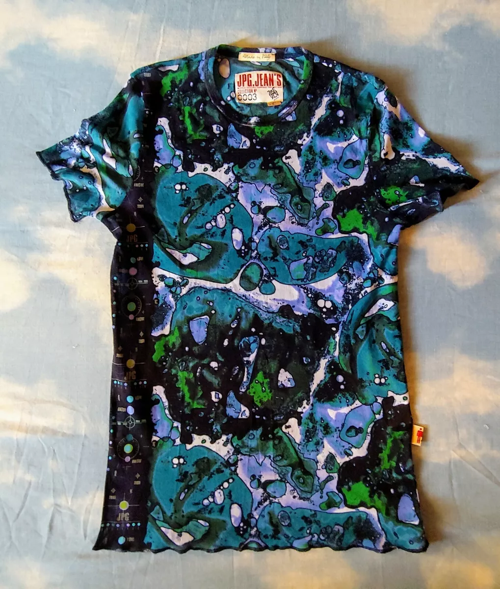 Man Slimfit 90's JEAN PAUL GAULTIER JEAN'S T-SHIRT SIZE L Italy. New!RARE