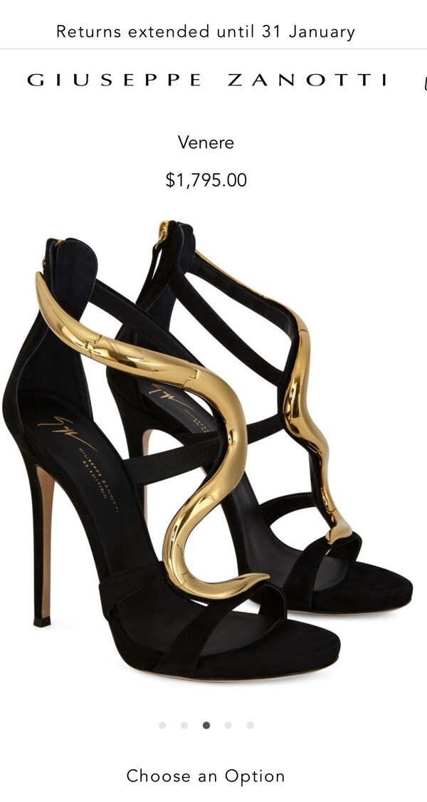 GIUSEPPE ZANOTTI Heels Size 38 1/2 (8.5) ORIGINAL PRICE