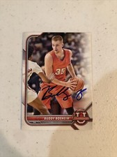 BUDDY BOEHEIM SIGNED AUTOGRAPH 2022 BOWMAN U TRADING CARD SYRACUSE ORANGE COA