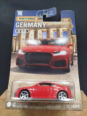 MATCHBOX GERMANY SERIES 2023 - 2019 AUDI TT RS COUPE - NEW IN BLISTER - SCALE