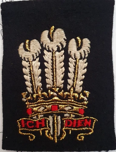 Royal Welch Regiment Veterans blazer Cloth Patch badge. British Army