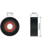 NTY Spannrolle Keilrippenriemen Passend FüR Ford Kuga II DM2 2.0 Tdci 4X4