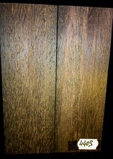  4403 Gabon Ebony Wood bookmatched figured knife scales turning wood turning bla