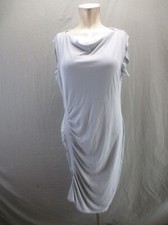 Gottex Size L Womens Stretch Short Sleeve Ruched Side Short Bodycon Dress 966