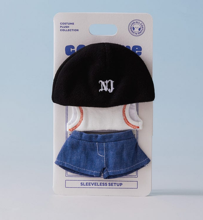 NewJeans BUNINI COSTUME Plush DOLL & Beanie Sleeveless Costume Set