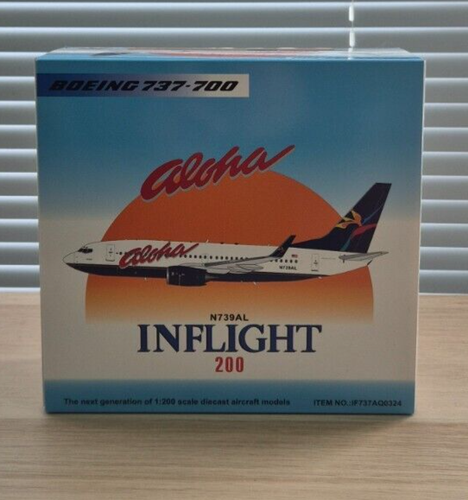 InFlight 1/200 IF737AQ0324 Aloha Airlines Boeing 737-73A N739AL - Picture 2 of 7