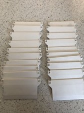 20 VERTICAL BLINDS SPARES   89 mm or  35 White