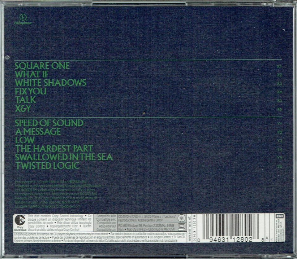 (CD) Coldplay - X&Y - Speed Of Sound, Talk, Fix You, The Hardest Part, What If - Bild 2 von 2