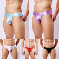 Mens G-string Briefs Thong Bikini Underwear Sexy T Back Pouch Panties Swimwear✔