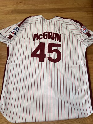 Mitchell Ness 1976 Tug McGraw Phillies Jersey 3XL SIGNED BY