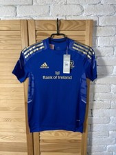 LEINSTER JERSEY TRAINING RUGBY PERFORMANCE SHIRT ADIDAS YOUNG sz M 11-12YRS