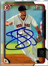 2015 Bowman #BP64 Jordan Betts 1st Bowman Signed/AUTO Boston Red Sox