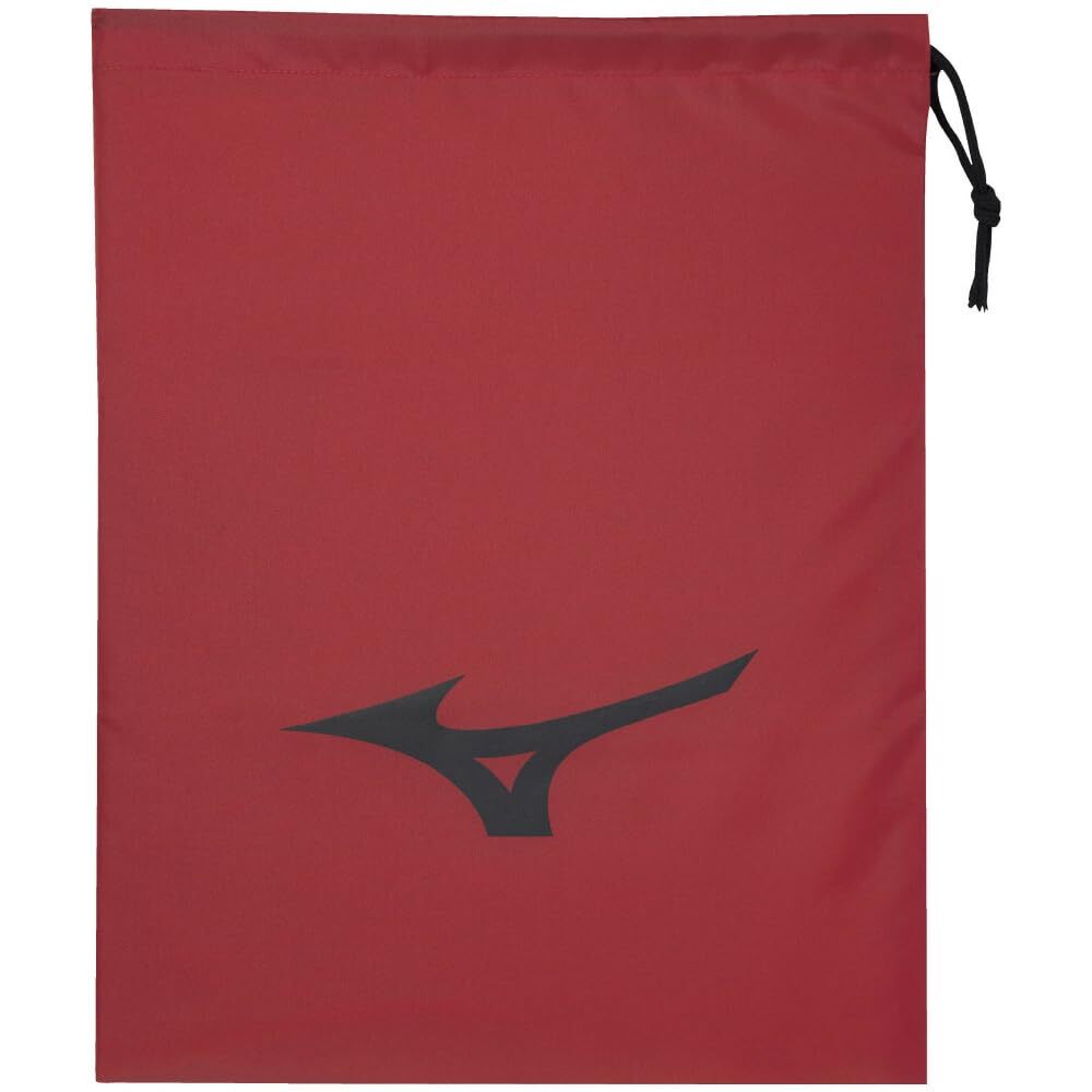 MIZUNO Shoe Bag Lsize J1GZ2404 Red x Black Drawstring Bag | eBay