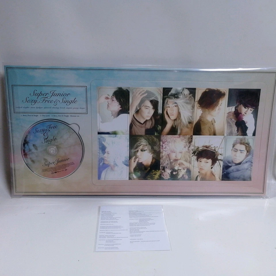 SUPER JUNIOR Japan Sexy, Free & Single First Limited with Photocards CD Foto 2 de 2