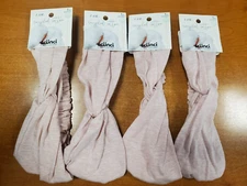 4 Pack: Scunci Recycled Cotton Knotted Headwrap/Headband *PINK* (8199) R9P2b