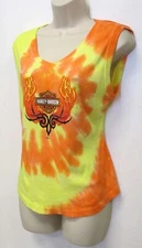 HARLEY DAVIDSON  LADIES BLAZING ELEMENT DYE TANK TOP SHIRT [NEW]