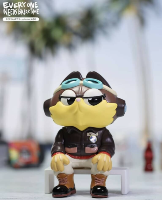 Skycat Everyone Needs Break Time Series Pop Mart coolrainLABO Mini 