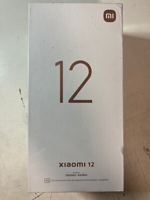 Xiaomi 12 256GB 5G GSM Unlocked Smartphone New Sealed Gray