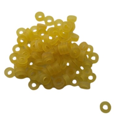 Braune Latex Köderbänder 3mm, 4mm, 5mm - 100 pro Packung allgemeines Angeln