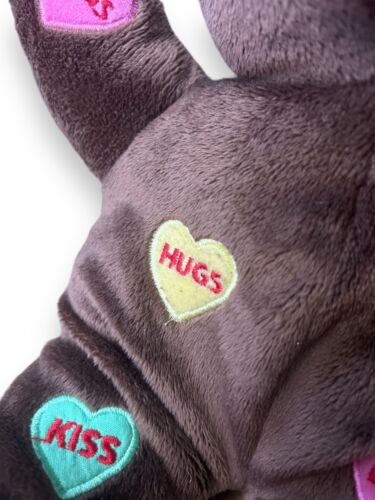 Dan Dee Orso Profumato Marrone Peluche Marrone Conversazione Cuori Regalo San Valentino - Foto 4 di 7