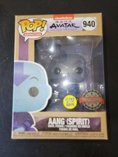 Funko POP Aang Spirit 940 Glow Box Lunch Exclusive Earth Day GITD Avatar