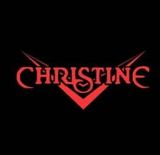 Christine car,  V-8, 58' Fury, Rear glass decal, small side window decal
