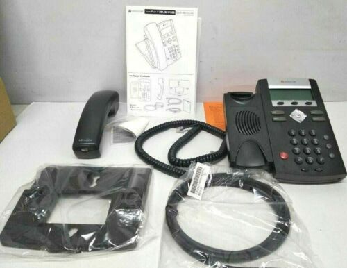 Polycom Desktop Phone POE 2200-12375-025 SoundPoint IP 335 2-Line SIP - Photo 2/6