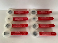 Sizzix Paddle Punches Lot of 8 Scrapbooking Craft Tools VGUC