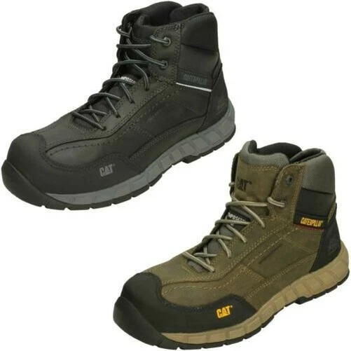 gris Banquete dar a entender Hombre Caterpillar Puntera Composite Botas Seguridad Streamline Md L CT |  eBay