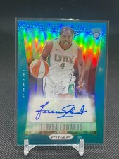 2024 Panini Prizm WNBA TERESA EDWARDS Teal Flashback Prizm AUTO 01/35 ColorMatch