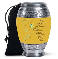 Majestic Golden Deer Funeral Urns For Men  Women Urn For Human Ashes Large