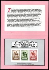 Australia Replica Card No.4 - 1935 King George V Silver Jubilee