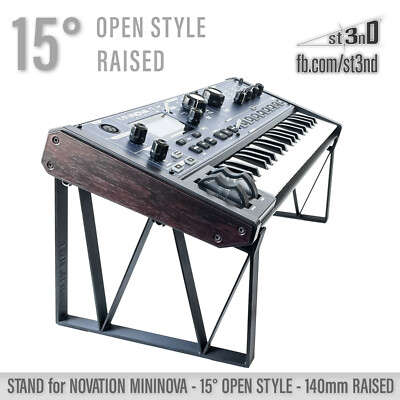 STÄNDER für NOVATION MININOVA - 15° - Erhöht 140mm - Open Style