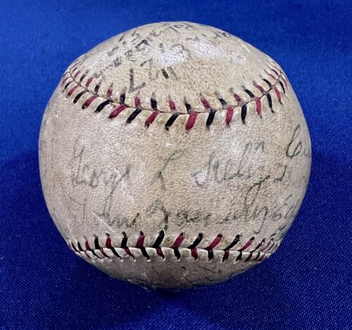 Babe Ruth 1927 Spring Training Signed (16) Official Baseball. Yankees & Reds.PSA - Picture 5 of 8