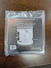 SnapPower SwitchLight Toggle 3-way switch, White S1SW-TWH-SP21-2