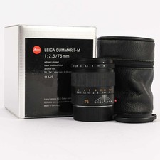 Leica Summarit-M 75 mm F/2.5 E46 schwarz 11645 SHP 310368