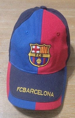FC Barcelona FCB Adjustable Soccer Hat Cap Blue Red Embroidered Official