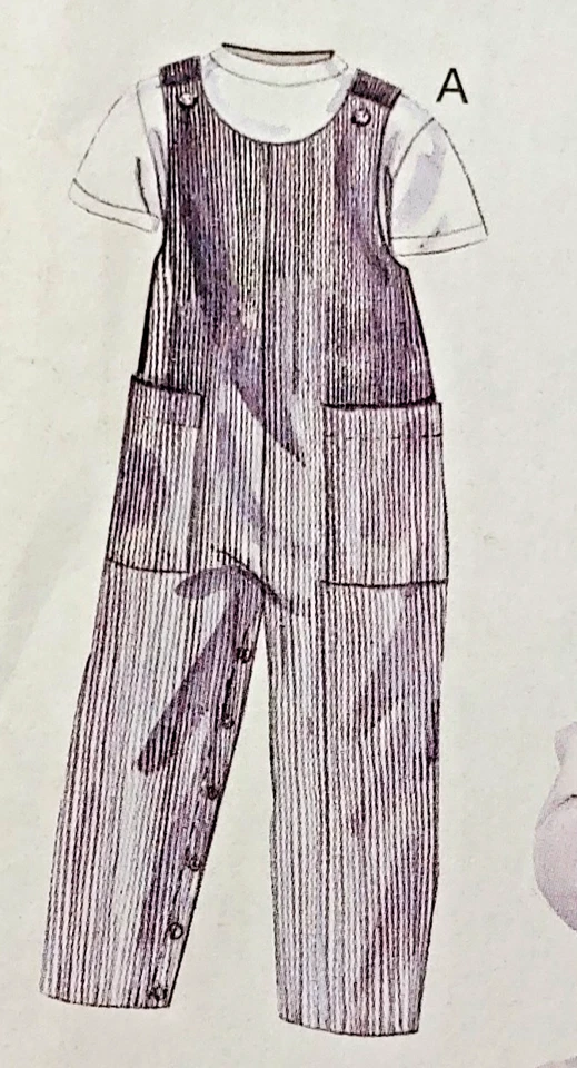 McCall's M6304 Toddlers' Rompers, Dress, Jacket, Shirt, Boys Girls size 2,3,4 - Image 3 of 4