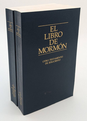 El Libro de Mormón Otro Testamento de Jesucristo 2 books- corrected copy 1992