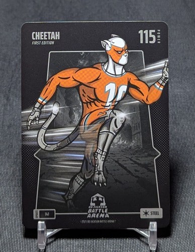 Tyreek Hill CHEETAH Steel 2025 Bo Jackson Battle Arena TCG Card #141 Dolphins