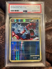 2010 POKEMON HEARTGOLD & SOULSILVER #123 GYARADOS-REVERSE FOIL PSA 7