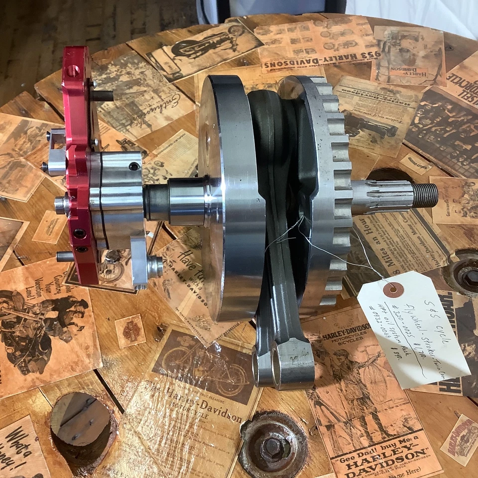 TC '88 A Motor Stroker Flywheel-S&S Cycles-  & HP+ Oiling System- Harley '99-'02 Foto 4 de 4
