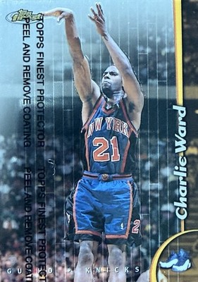 1998-99 Topps Finest CHARLIE WARD New York Knicks