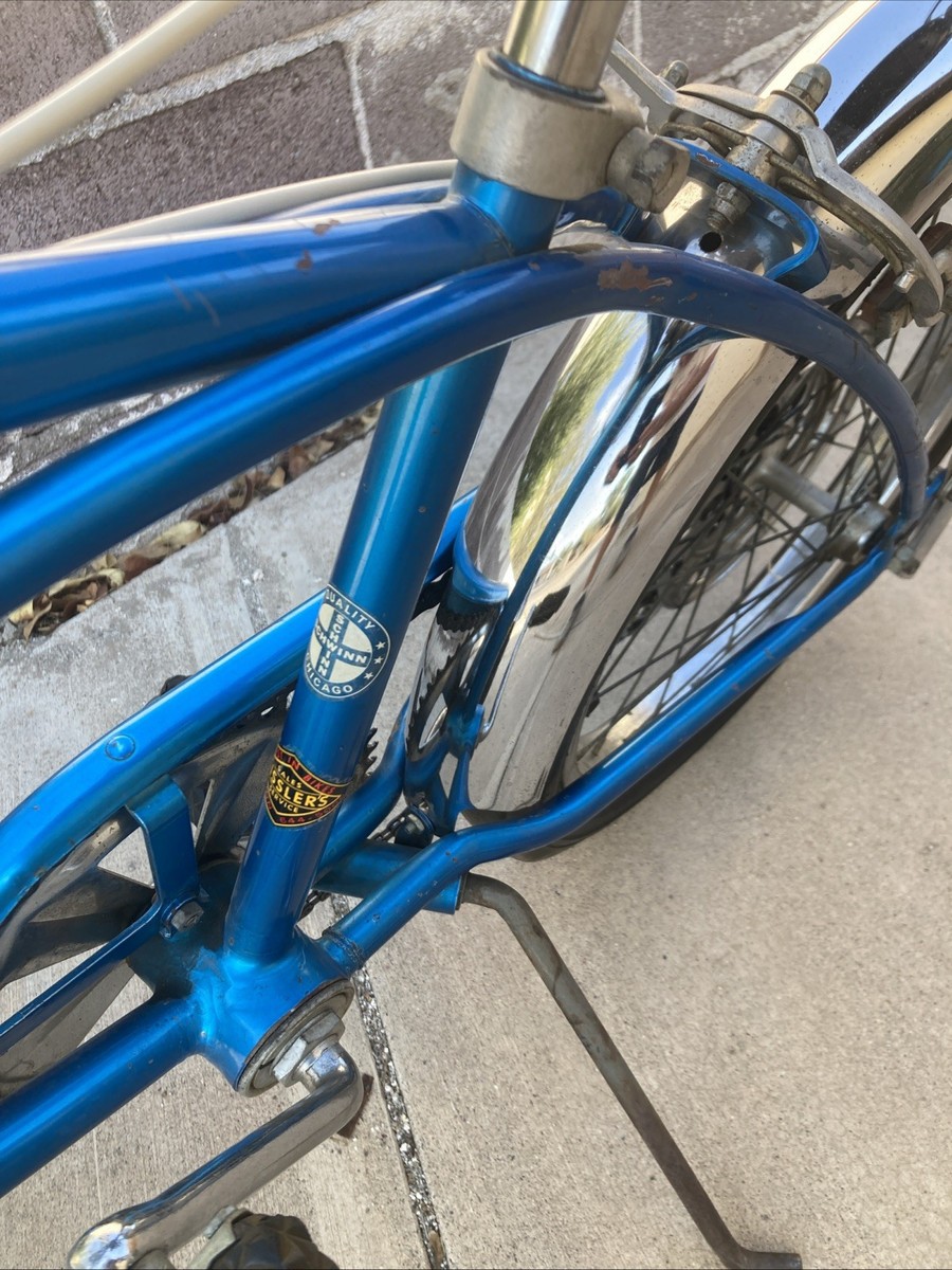 Vintage Blue Schwinn 1970 Bicycle Speed Stingray 20 inch S-2