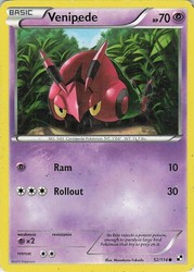 Venipede 52/114 Black & White Base Set Common
