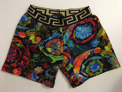 Baby Toddler Versace Shorts Kaleidoscopic Barocco Print Greca 24M Italy