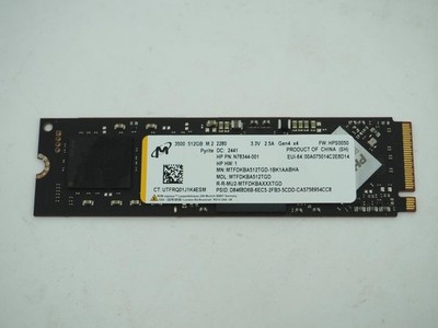 Micron 512GB SSD M.2 NVMe Solid State Drive Tested, Wiped - MTFDKBA512TGD